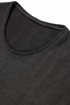 画像をギャラリービューアに読み込む, black crow x LOOM exclusive short sleeve tops / dyed zimbabwe cotton jersey (濃墨)