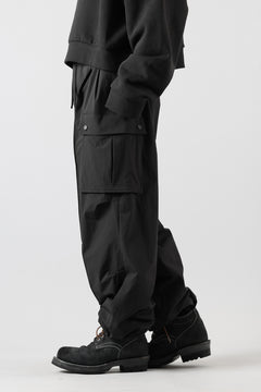 画像をギャラリービューアに読み込む, TARO HORIUCHI / th products NERDRUM / Cargo Pants / recycled nylon stretch taffeta (black)