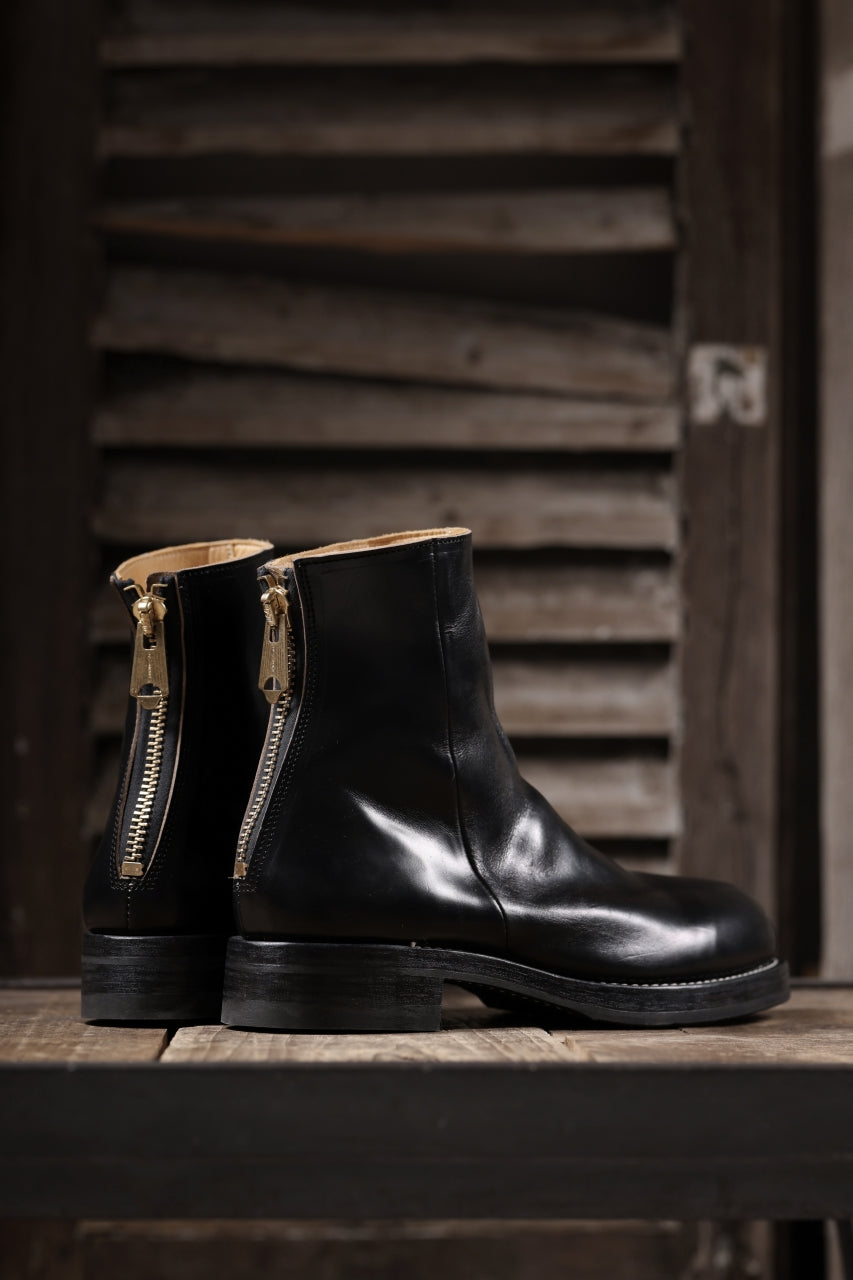 Load image into Gallery viewer, Portaille exclusive CLASSIC BACK ZIP BOOTS / HORWEEN CHROMEXCEL (BLACK)
