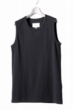 画像をギャラリービューアに読み込む, N/07 NO SLEEVE TOP / SUPER STRETCH BARE TELECO (BLACK)