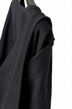 画像をギャラリービューアに読み込む, N/07 NO SLEEVE TOP / SUPER STRETCH BARE TELECO (BLACK)