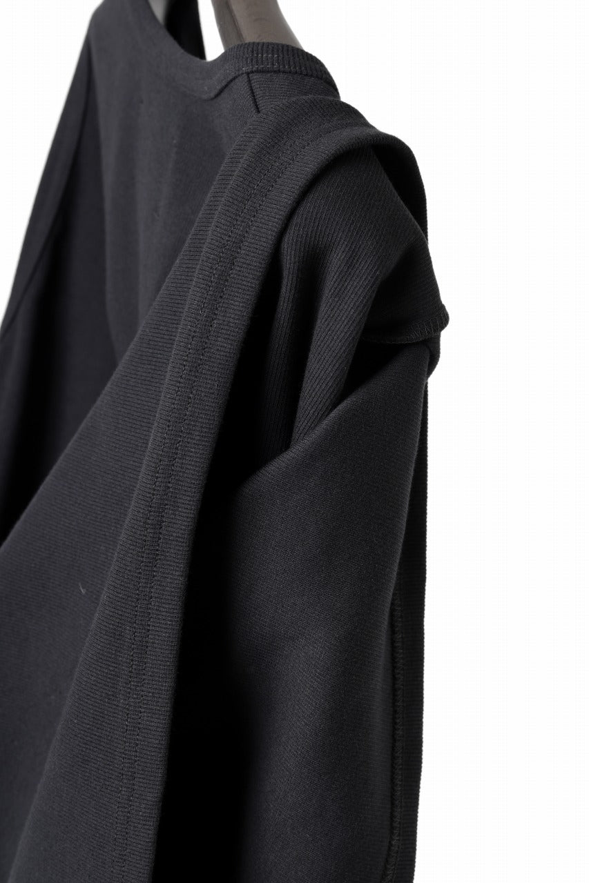 画像をギャラリービューアに読み込む, N/07 NO SLEEVE TOP / SUPER STRETCH BARE TELECO (BLACK)