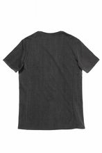 画像をギャラリービューアに読み込む, black crow x LOOM exclusive short sleeve tops / dyed zimbabwe cotton jersey (濃墨)