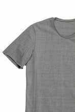 Load image into Gallery viewer, black crow x LOOM exclusive short sleeve tops / dyed medium cotton jersey (淡墨)