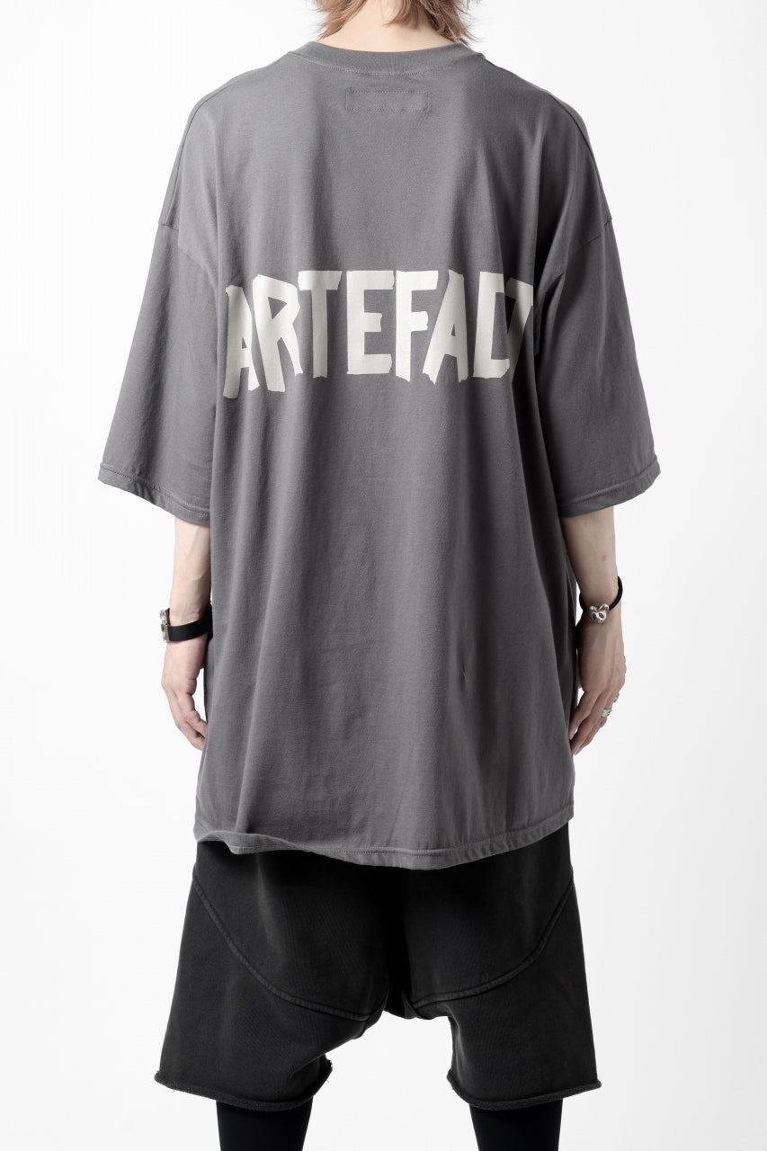 画像をギャラリービューアに読み込む, A.F ARTEFACT LOOSEY T-SHIRT / PRINT TYPE-A (GREY)