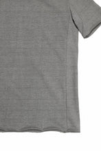 Load image into Gallery viewer, black crow x LOOM exclusive short sleeve tops / dyed medium cotton jersey (淡墨)
