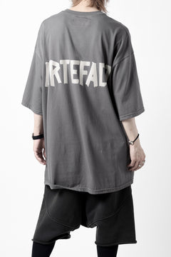 画像をギャラリービューアに読み込む, A.F ARTEFACT LOOSEY T-SHIRT / PRINT TYPE-A (GREY)