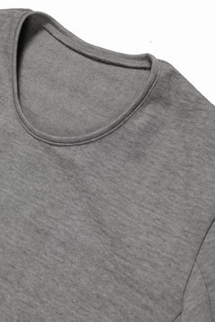 Load image into Gallery viewer, black crow x LOOM exclusive short sleeve tops / dyed medium cotton jersey (淡墨)