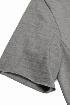 Load image into Gallery viewer, black crow x LOOM exclusive short sleeve tops / dyed medium cotton jersey (淡墨)