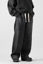 Load image into Gallery viewer, sus-sous trousers MK-1 / 11.5oz supima silket denim (BLACK)
