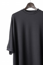 画像をギャラリービューアに読み込む, N/07 DOLMAN SHORT SLEEVE TEE / AQUASUITING THICK RIB (BLACK)