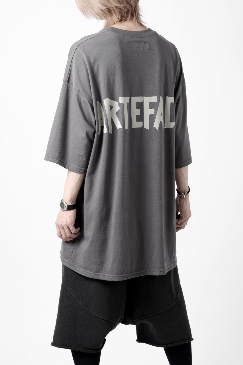 画像をギャラリービューアに読み込む, A.F ARTEFACT LOOSEY T-SHIRT / PRINT TYPE-A (GREY)