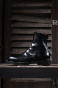 Load image into Gallery viewer, Portaille exclusive CLASSIC BACK ZIP BOOTS / HORWEEN CHROMEXCEL (BLACK)