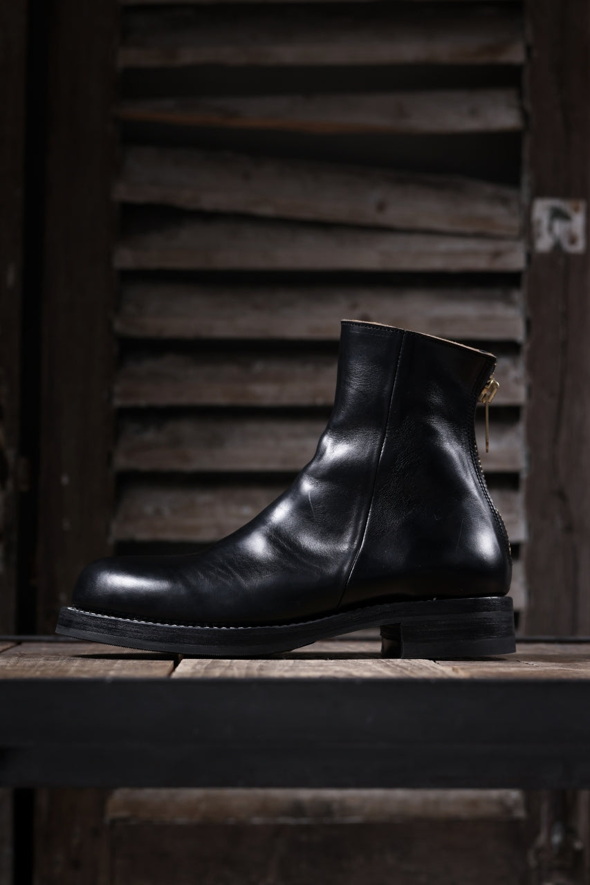 Load image into Gallery viewer, Portaille exclusive CLASSIC BACK ZIP BOOTS / HORWEEN CHROMEXCEL (BLACK)