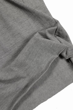 Load image into Gallery viewer, black crow x LOOM exclusive short sleeve tops / dyed medium cotton jersey (淡墨)