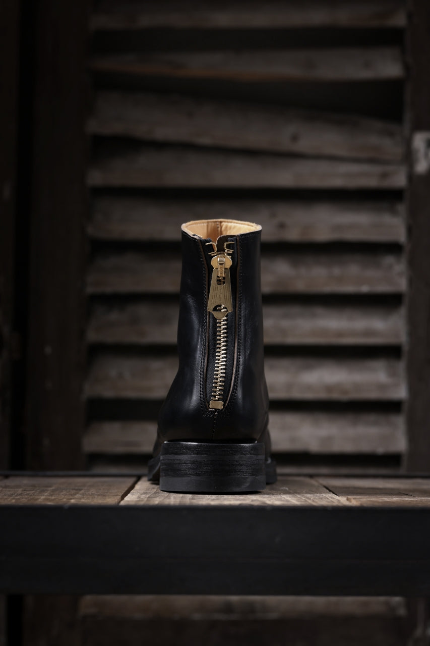 Load image into Gallery viewer, Portaille exclusive CLASSIC BACK ZIP BOOTS / HORWEEN CHROMEXCEL (BLACK)