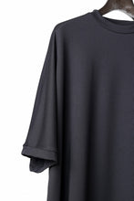 画像をギャラリービューアに読み込む, N/07 DOLMAN SHORT SLEEVE TEE / AQUASUITING THICK RIB (BLACK)