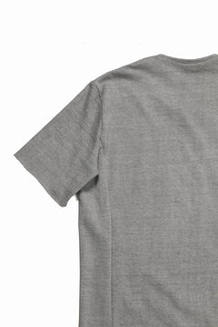 Load image into Gallery viewer, black crow x LOOM exclusive short sleeve tops / dyed medium cotton jersey (淡墨)