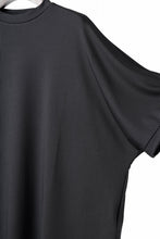 画像をギャラリービューアに読み込む, N/07 DOLMAN SHORT SLEEVE TEE / AQUASUITING THICK RIB (BLACK)