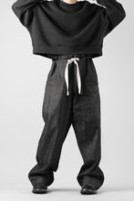 Load image into Gallery viewer, sus-sous trousers MK-1 / 11.5oz supima silket denim (BLACK)