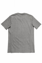 Load image into Gallery viewer, black crow x LOOM exclusive short sleeve tops / dyed medium cotton jersey (淡墨)