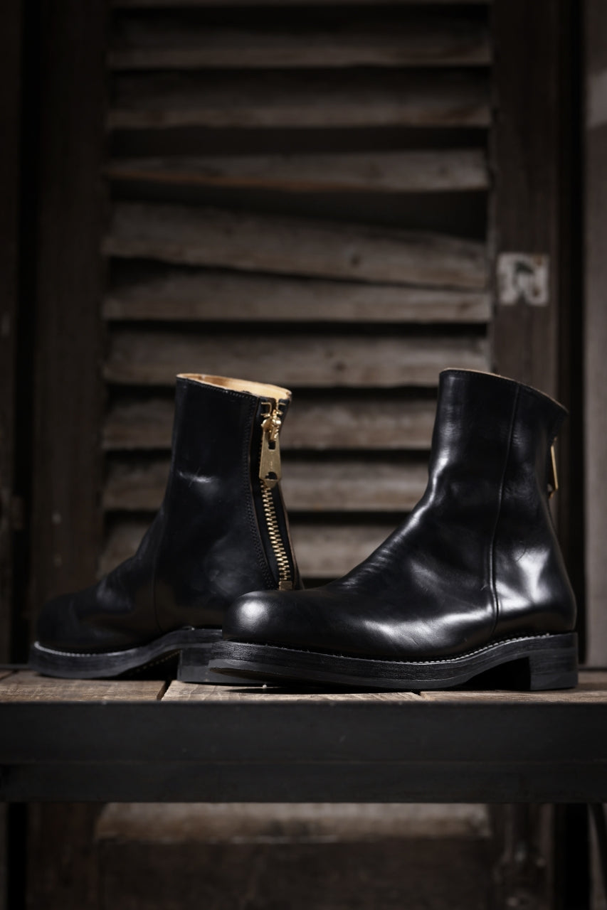 Load image into Gallery viewer, Portaille exclusive CLASSIC BACK ZIP BOOTS / HORWEEN CHROMEXCEL (BLACK)