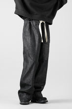Load image into Gallery viewer, sus-sous trousers MK-1 / 11.5oz supima silket denim (BLACK)