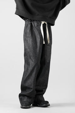 Load image into Gallery viewer, sus-sous trousers MK-1 / 11.5oz supima silket denim (BLACK)