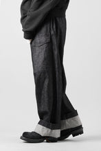 Load image into Gallery viewer, sus-sous trousers MK-1 / 11.5oz supima silket denim (BLACK)
