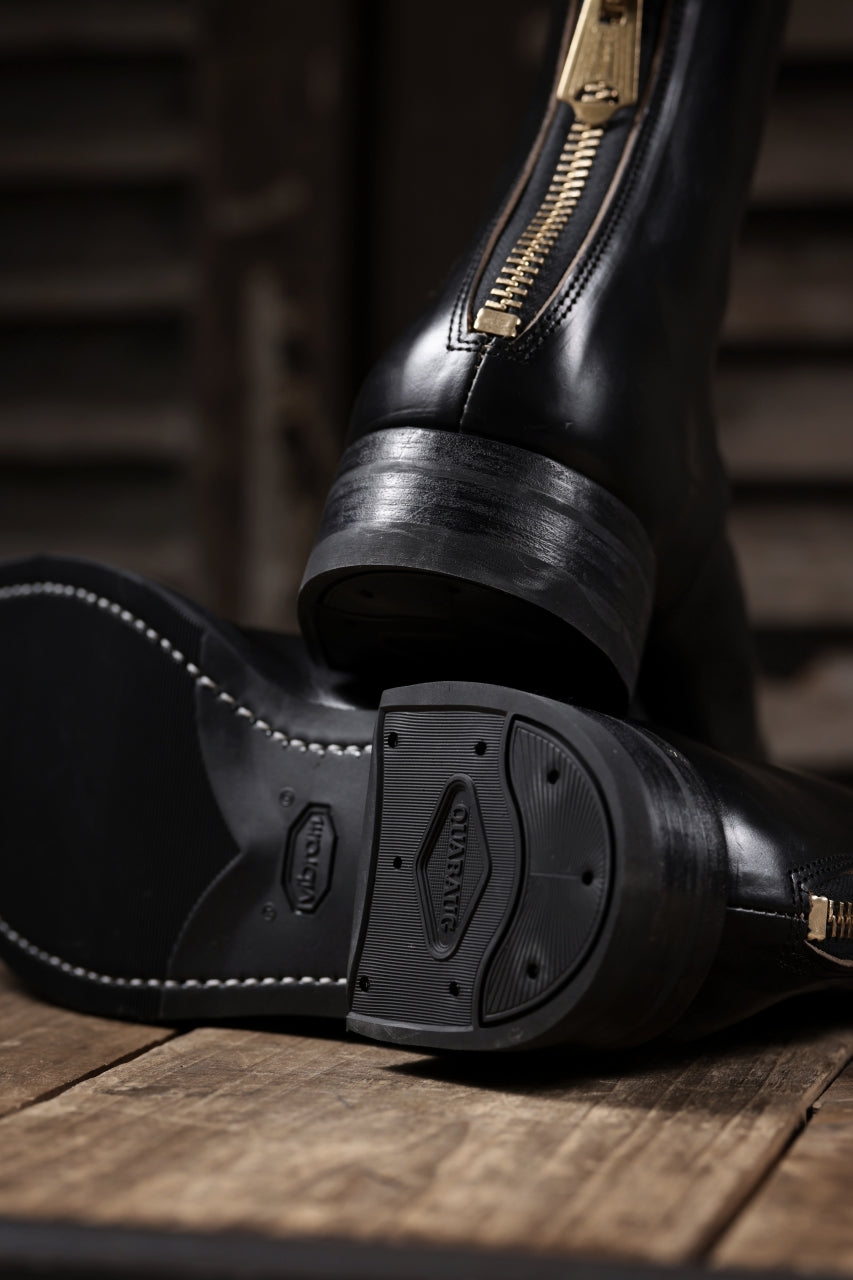 Load image into Gallery viewer, Portaille exclusive CLASSIC BACK ZIP BOOTS / HORWEEN CHROMEXCEL (BLACK)