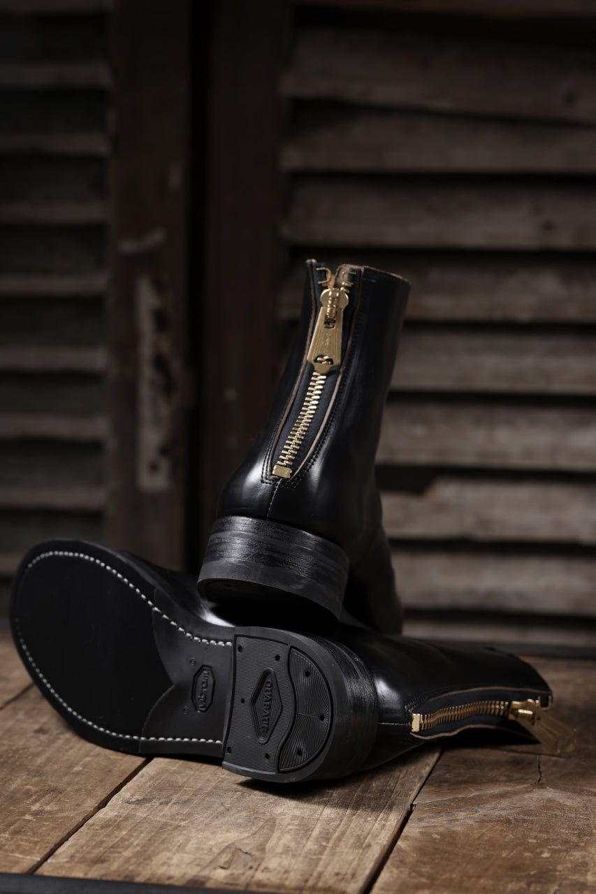 Load image into Gallery viewer, Portaille exclusive CLASSIC BACK ZIP BOOTS / HORWEEN CHROMEXCEL (BLACK)