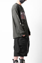 画像をギャラリービューアに読み込む, A.F ARTEFACT THICK-COLLAR BASIC L/S T-SHIRT / TYPE A PRINT (KHAKI)