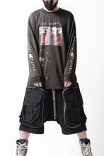 画像をギャラリービューアに読み込む, A.F ARTEFACT THICK-COLLAR BASIC L/S T-SHIRT / TYPE A PRINT (KHAKI)