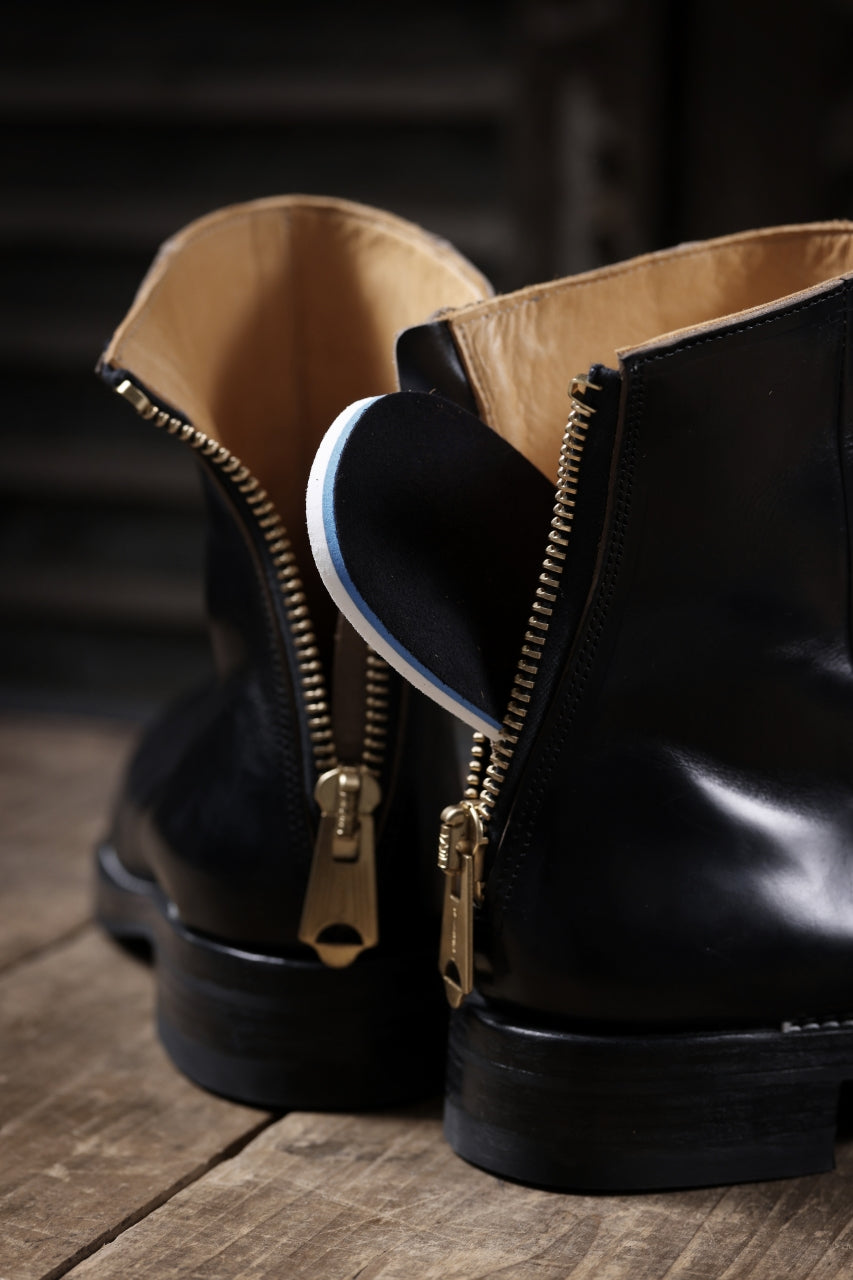 Load image into Gallery viewer, Portaille exclusive CLASSIC BACK ZIP BOOTS / HORWEEN CHROMEXCEL (BLACK)