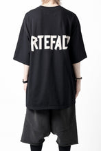 画像をギャラリービューアに読み込む, A.F ARTEFACT LOOSEY T-SHIRT / PRINT TYPE-A (BLACK)
