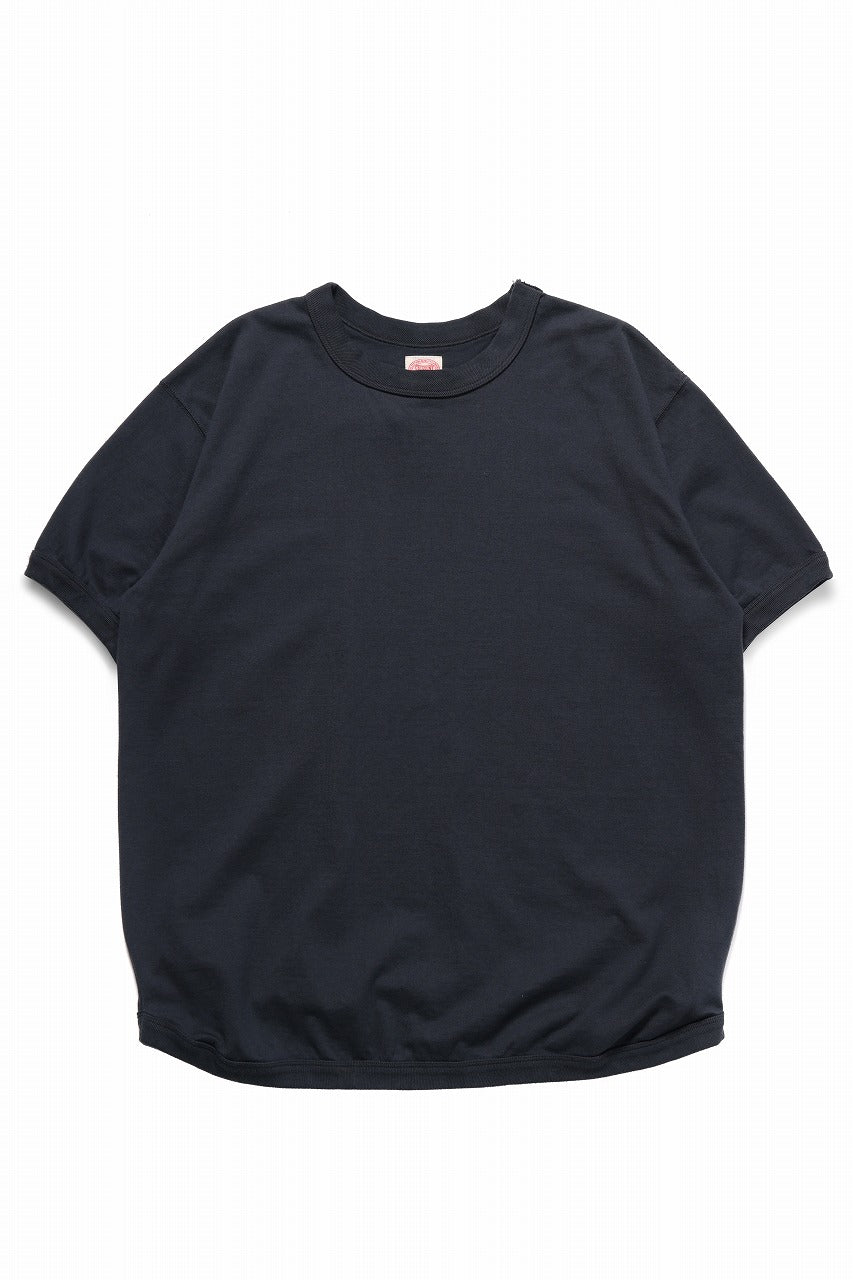 画像をギャラリービューアに読み込む, FULLCOUNT FLAT SEAM HEAVY WEIGHT T SHIRT / ORIGINAL 30/2 TIGHT TENSION JERSEY (INK BLACK)