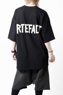 画像をギャラリービューアに読み込む, A.F ARTEFACT LOOSEY T-SHIRT / PRINT TYPE-A (BLACK)