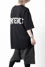 画像をギャラリービューアに読み込む, A.F ARTEFACT LOOSEY T-SHIRT / PRINT TYPE-A (BLACK)