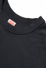 画像をギャラリービューアに読み込む, FULLCOUNT FLAT SEAM HEAVY WEIGHT T SHIRT / ORIGINAL 30/2 TIGHT TENSION JERSEY (INK BLACK)