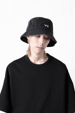 画像をギャラリービューアに読み込む, Y-3 Yohji Yamamoto LOGO BUCKET HAT (BLACK)