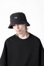 画像をギャラリービューアに読み込む, Y-3 Yohji Yamamoto LOGO BUCKET HAT (BLACK)