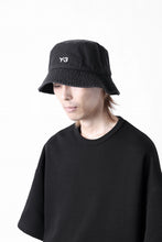 画像をギャラリービューアに読み込む, Y-3 Yohji Yamamoto LOGO BUCKET HAT (BLACK)