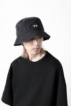 画像をギャラリービューアに読み込む, Y-3 Yohji Yamamoto LOGO BUCKET HAT (BLACK)