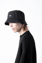 画像をギャラリービューアに読み込む, Y-3 Yohji Yamamoto LOGO BUCKET HAT (BLACK)