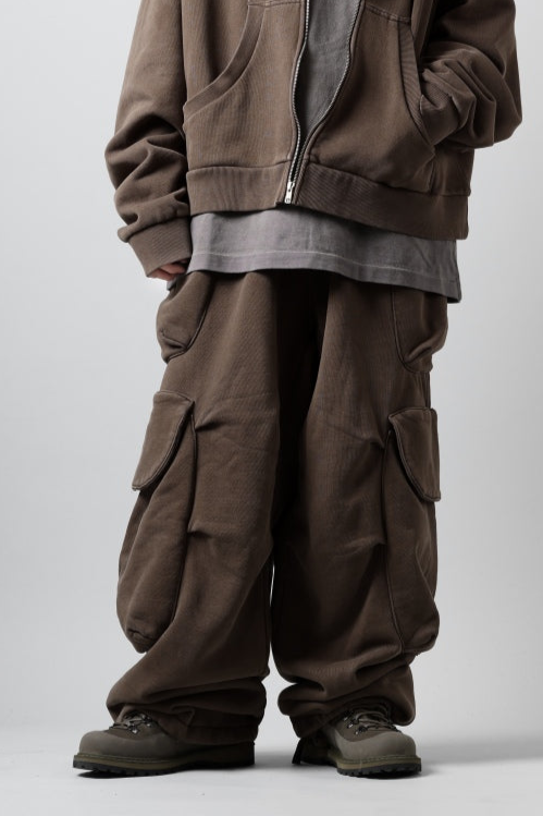 画像をギャラリービューアに読み込む, entire studios HEAVY GOCAR SWEAT PANTS (BRUNETTE)