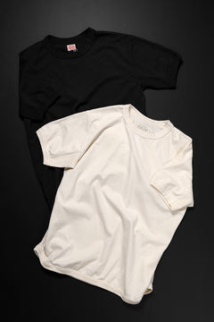 画像をギャラリービューアに読み込む, FULLCOUNT FLAT SEAM HEAVY WEIGHT T SHIRT / ORIGINAL 30/2 TIGHT TENSION JERSEY (INK BLACK)