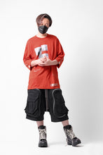 画像をギャラリービューアに読み込む, A.F ARTEFACT THICK-COLLAR BASIC L/S T-SHIRT / TYPE B PRINT (ORANGE)