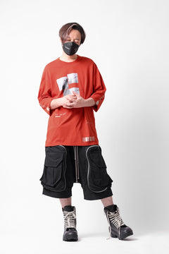 画像をギャラリービューアに読み込む, A.F ARTEFACT THICK-COLLAR BASIC L/S T-SHIRT / TYPE B PRINT (ORANGE)