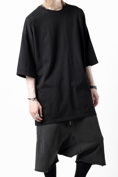 画像をギャラリービューアに読み込む, A.F ARTEFACT LOOSEY T-SHIRT / EMBROIDARY (BLACK)