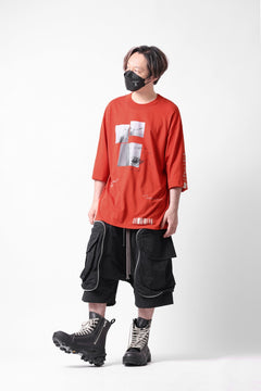 画像をギャラリービューアに読み込む, A.F ARTEFACT THICK-COLLAR BASIC L/S T-SHIRT / TYPE B PRINT (ORANGE)